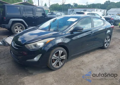2015 Hyundai Elantra Sport из США, поврежденный, VIN KMHDH4AH6FU422230